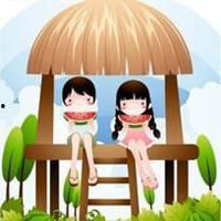 美式吃瓜头像情侣动漫,甜蜜日常，趣味横生