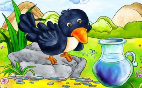 带你吃瓜乌鸦喝水名画,带你吃瓜乌鸦喝水，揭秘艺术与生活的奇妙交融